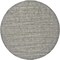Feizy Home Collection 8' Gray Marled Hand Woven Round Wool Area Throw Rug